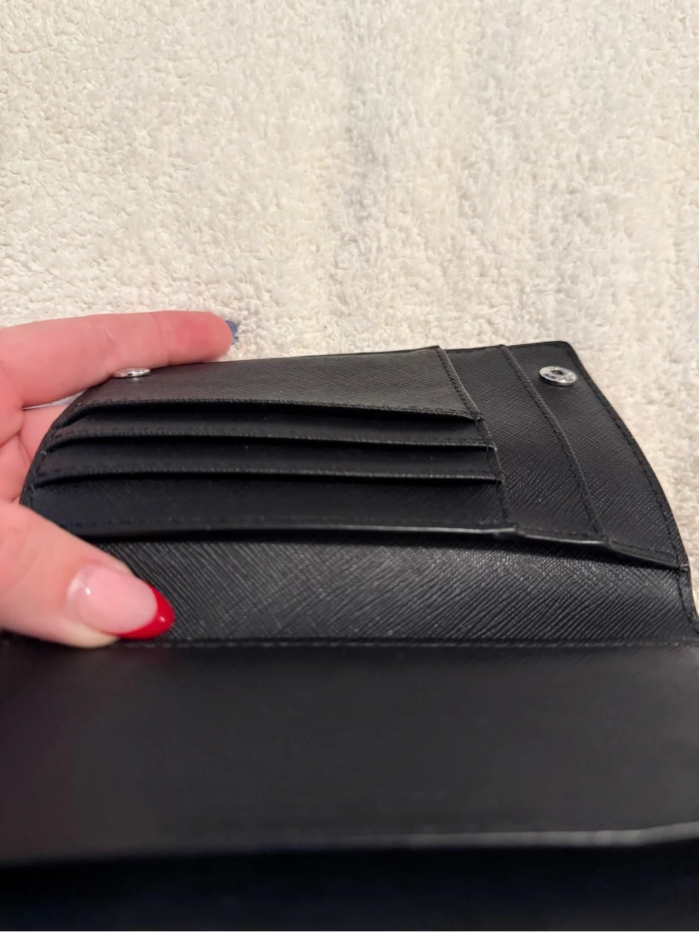 MICHAEL KORS Black Leather Wallet